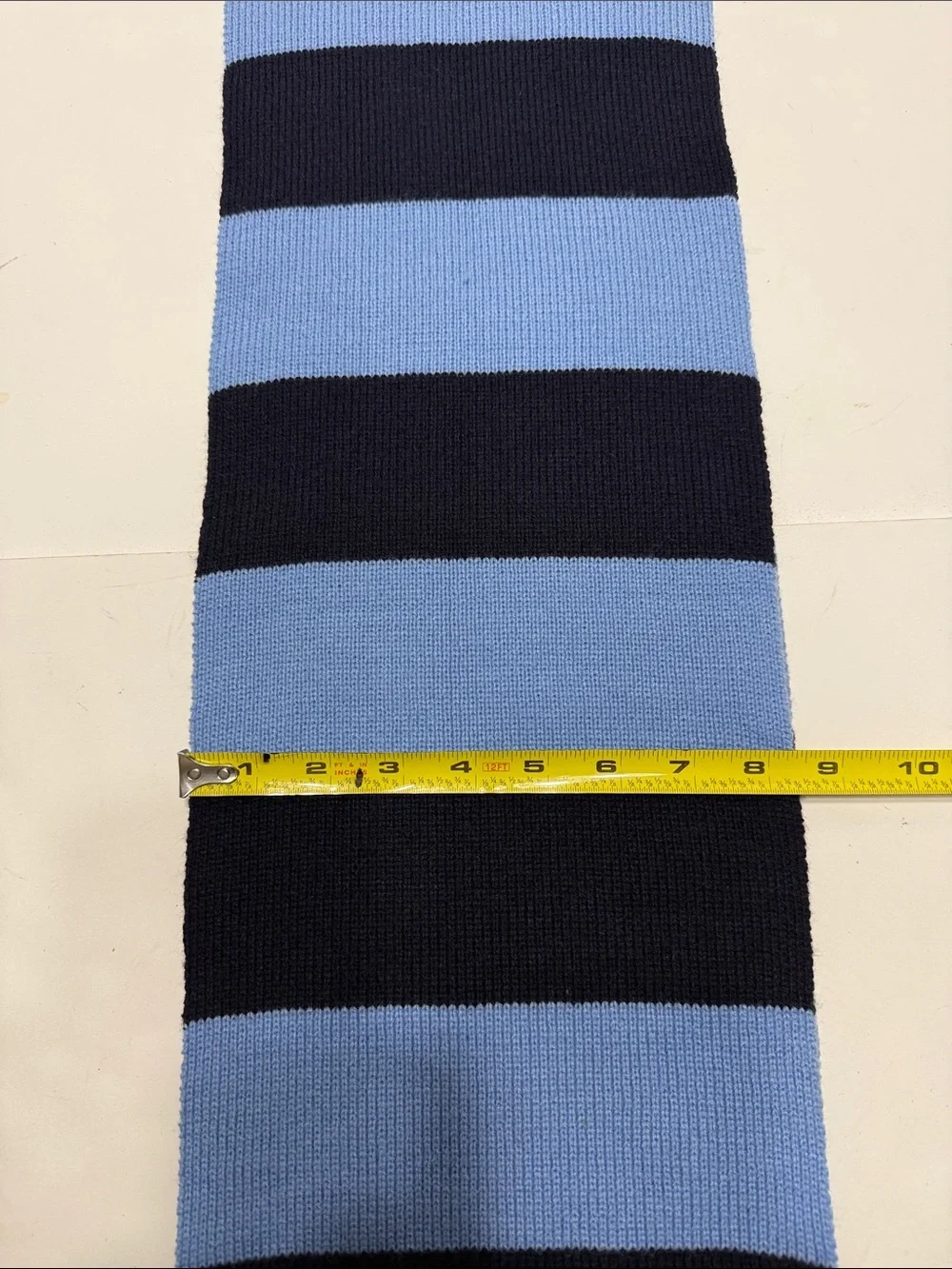 Top of the World North Carolina Tar Heels Light Blue and Navy Striped Scarf